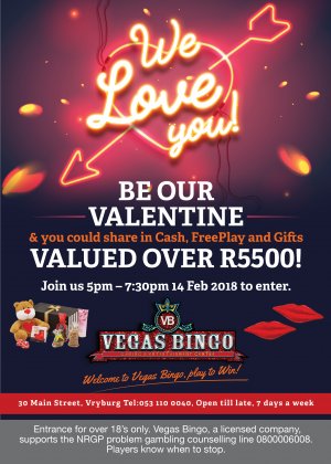 Valentines Vegas Bingo