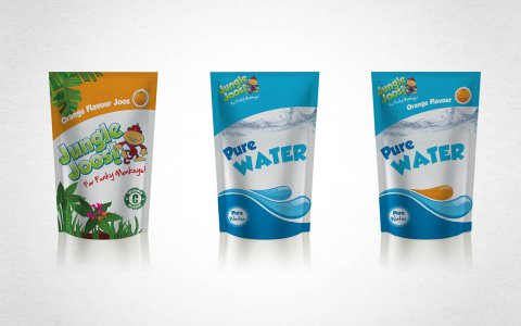 Packaging design - juice & water