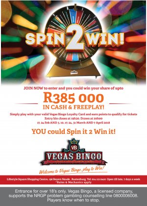 Spin2Win Vegas Bingo