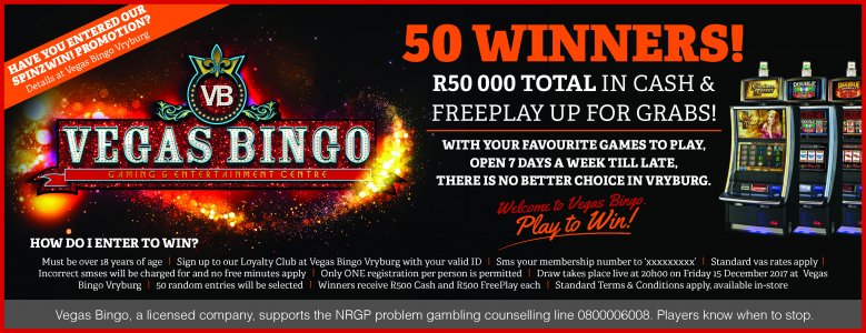 Vegas Bingo R50000