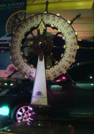 Spin & Win Wheel ship's wheel